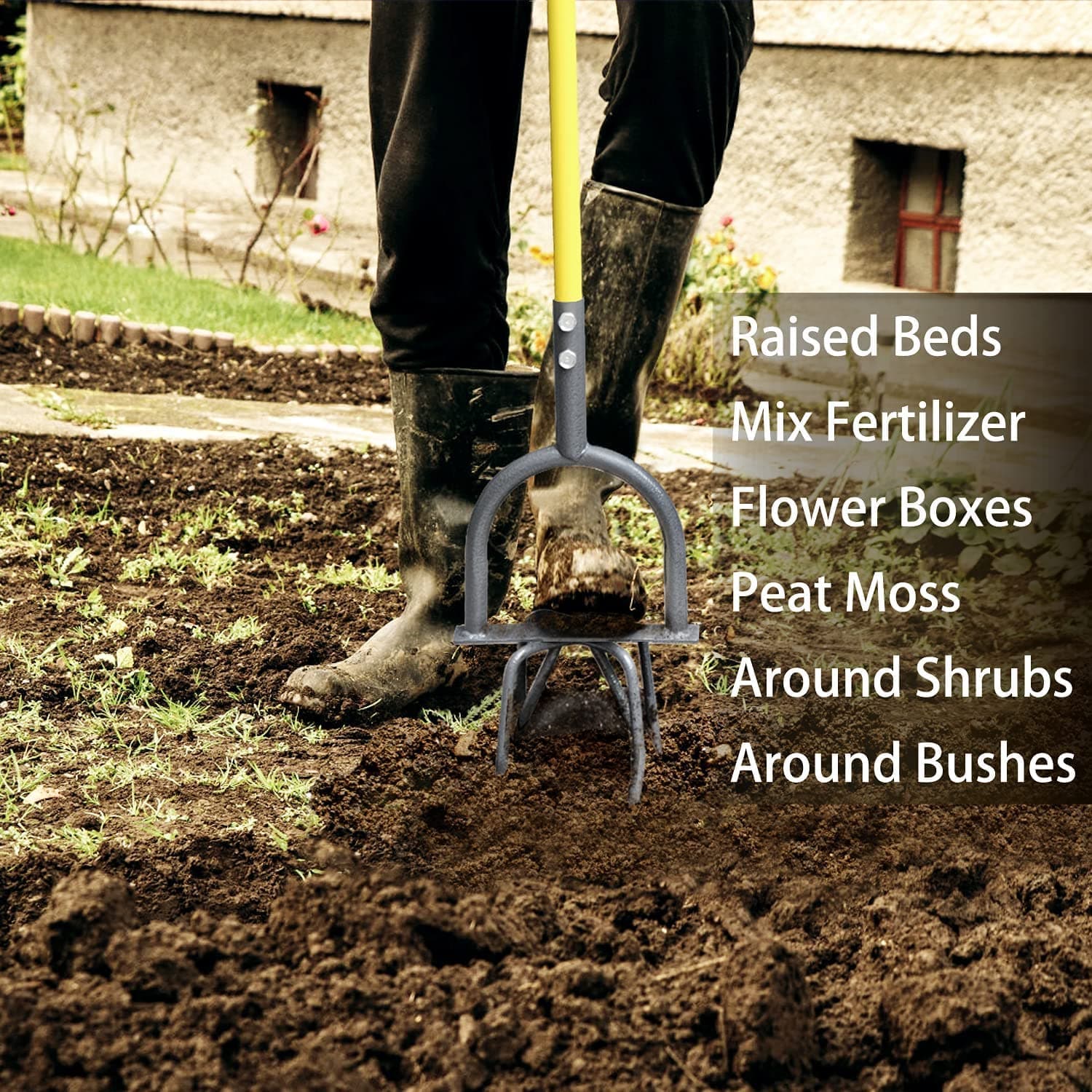 twist tiller for raised beds